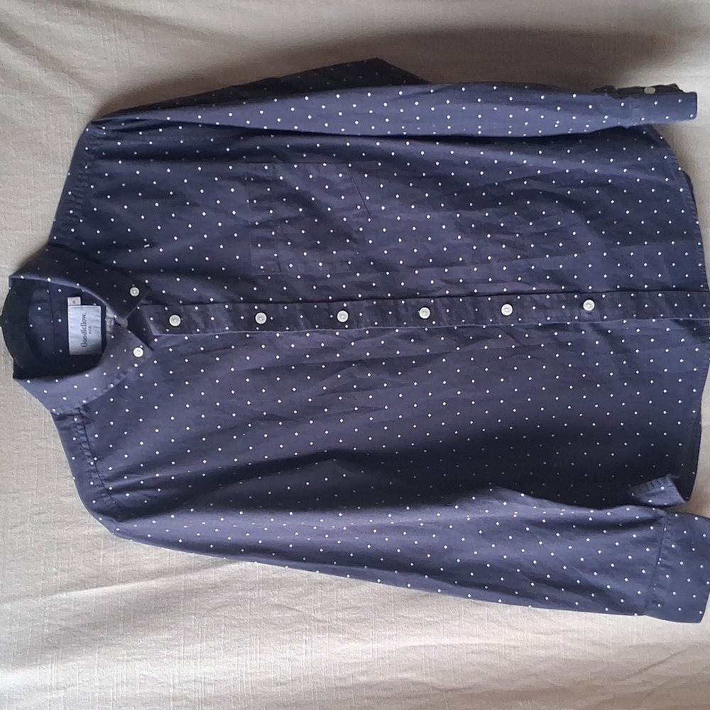 Goodiellow Dark Blue Button Down Shirt Size M